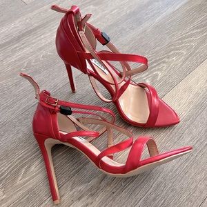 Strappy Red Heels